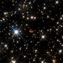 2. La galaxia activa distante PKS 1830-211 por Hubble y ALMA.