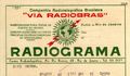 3. Telegrama desde Colombia del escrito y político Germán Arciniegas a Gabriela Mistral.