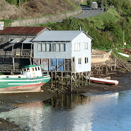 Palafito de Castro, Chiloé. Servicio Nacional de Turismo - Sernatur, Fundación Imagen de Chile (FICH).