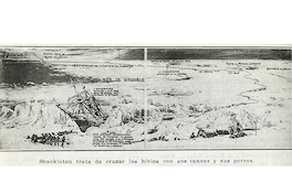 Las condiciones geográficas y climáticas dificultan el rescate. Pacífico Magazine, octubre de 1916.