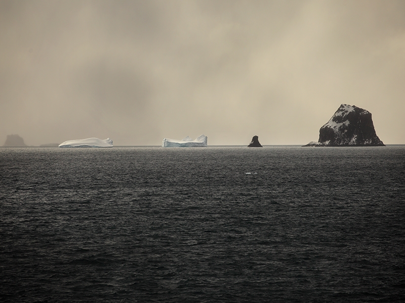 La fría Antártica
