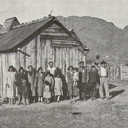 3. Colonos del río Baker, Aysén, hacia 1935.