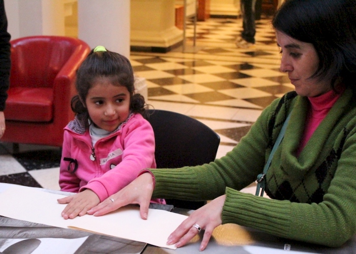 Participantes del taller "Conociendo un libro"
