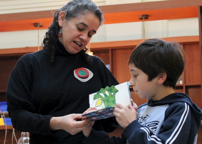 Participantes del taller "Conociendo un libro"