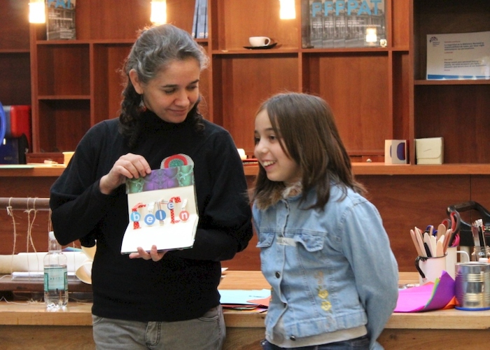 Participantes del taller "Conociendo un libro"