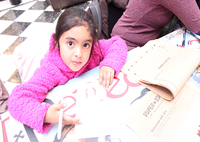 Participantes taller "Un periódico personal"