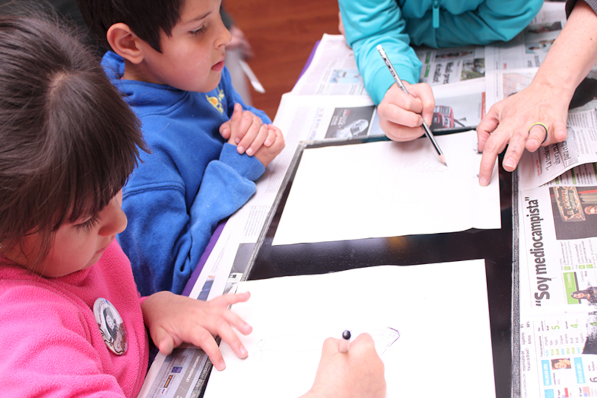 Participantes taller "Un periódico personal"