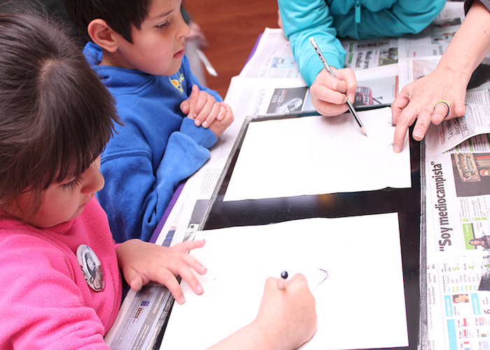 Participantes taller "Un periódico personal"