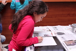 Participantes taller "Un periódico personal"