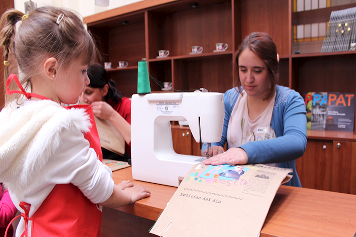 Participantes taller "Un periódico personal"