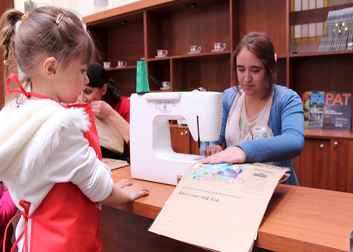 Participantes taller "Un periódico personal"