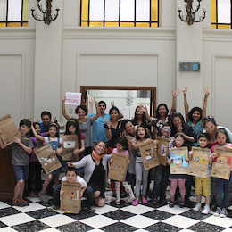 ¡Que bien lo pasamos en la Biblioteca Nacional!