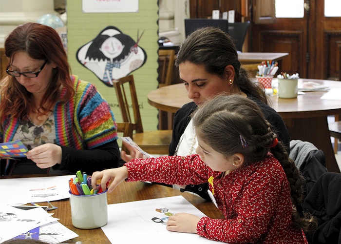 Participantes taller de teatrino