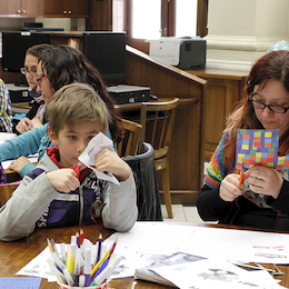 Participantes taller de teatrino