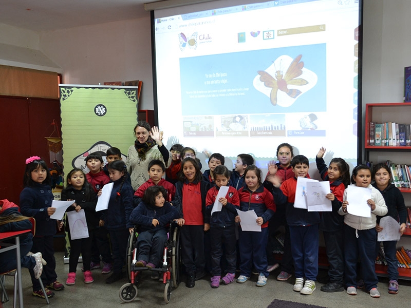 Fuimos a la Escuela Efraín Maldonado