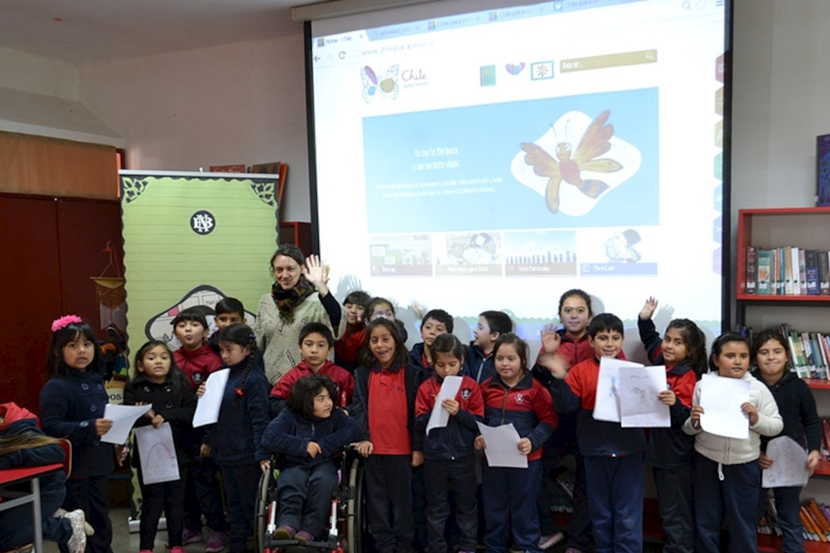 Fuimos a la Escuela Efraín Maldonado