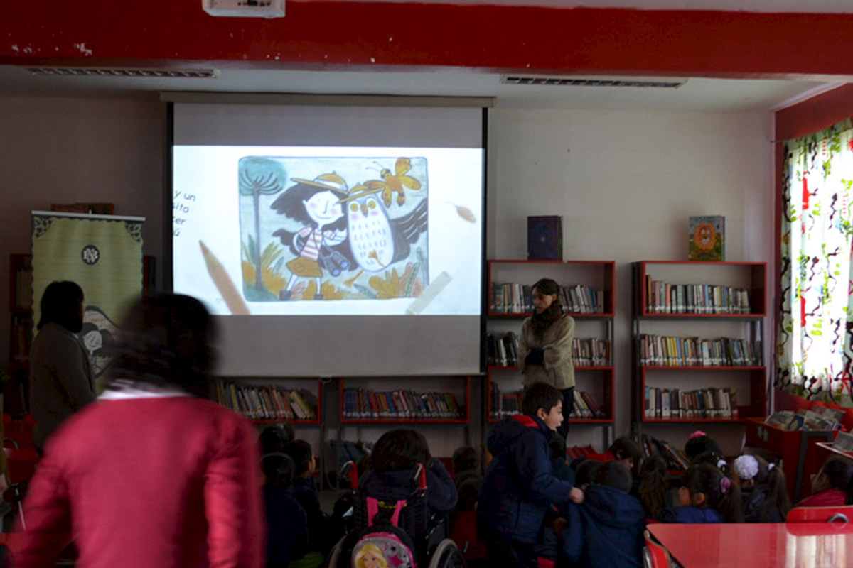 Visita a la Escuela Efraín Maldonado