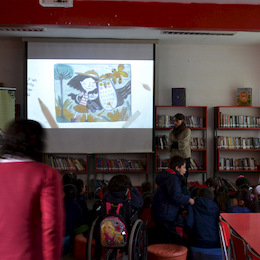 Visita a la Escuela Efraín Maldonado