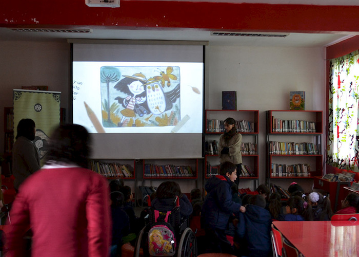 Visita a la Escuela Efraín Maldonado