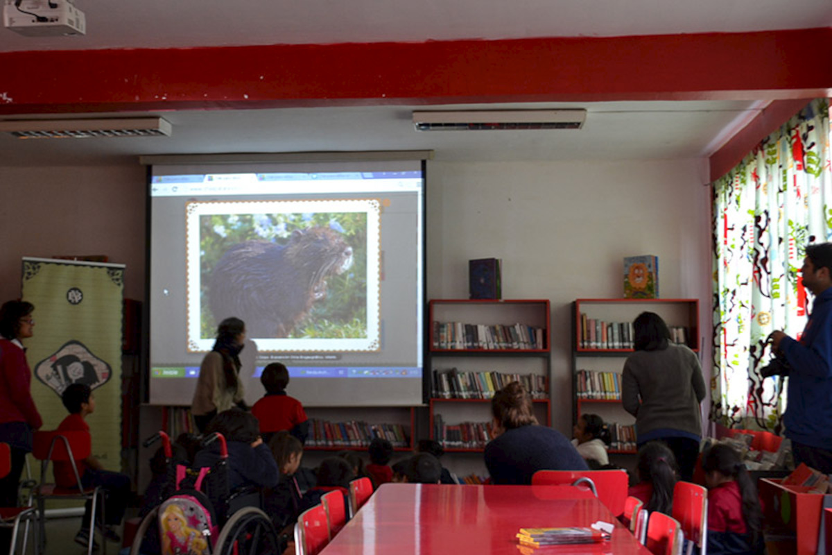 Visita a la Escuela Efraín Maldonado