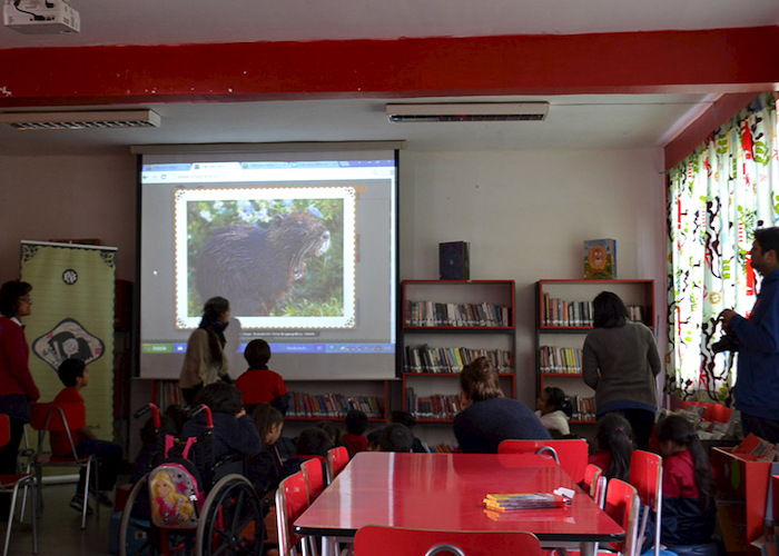 Visita a la Escuela Efraín Maldonado