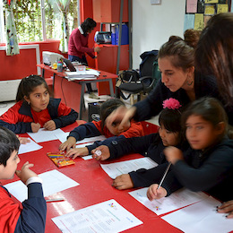 Visita a la Escuela Efraín Maldonado