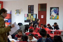 Visita a la Escuela Efraín Maldonado