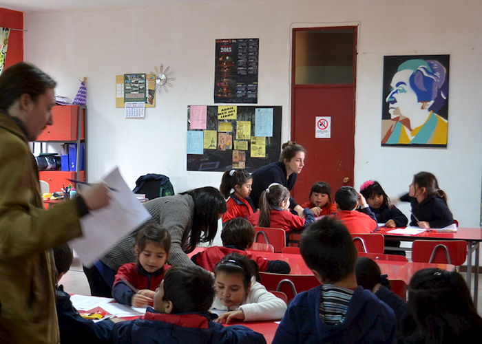 Visita a la Escuela Efraín Maldonado