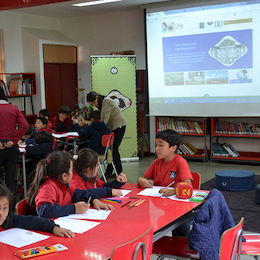 Visita a la Escuela Efraín Maldonado