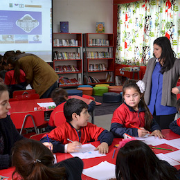 Visita a la Escuela Efraín Maldonado