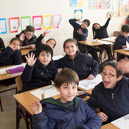 Visita a la Escuela Cardenal Antonio Samoré