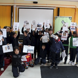 Visitando escuelas