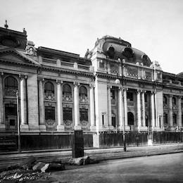 Construcción de la Biblioteca Nacional