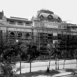 Construcción de la Biblioteca Nacional