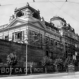 Construcción de la Biblioteca Nacional