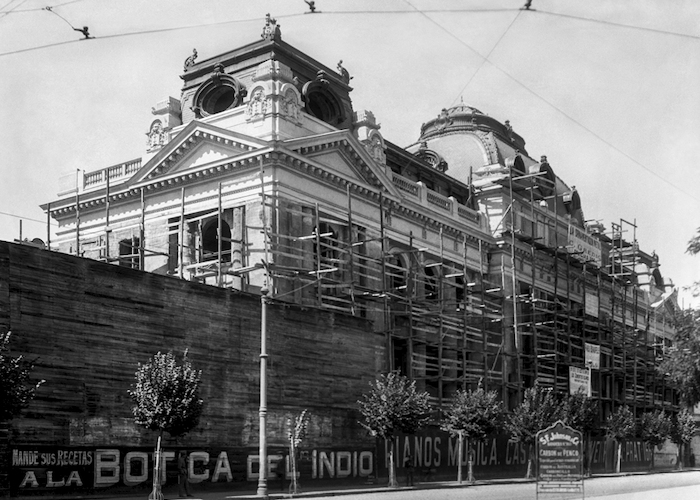 Construcción de la Biblioteca Nacional