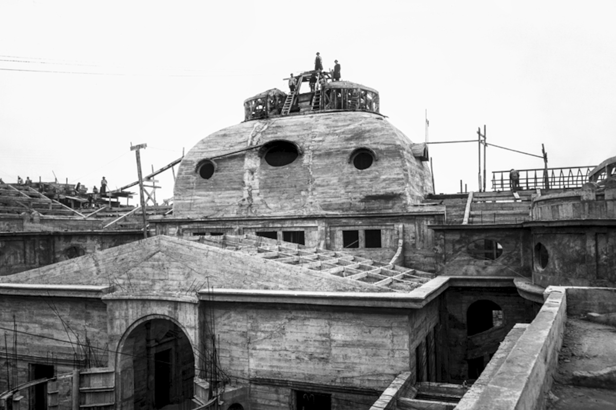 Construcción de la Biblioteca Nacional