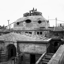 Construcción de la Biblioteca Nacional