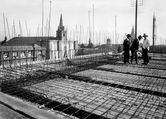 Construcción de la Biblioteca Nacional