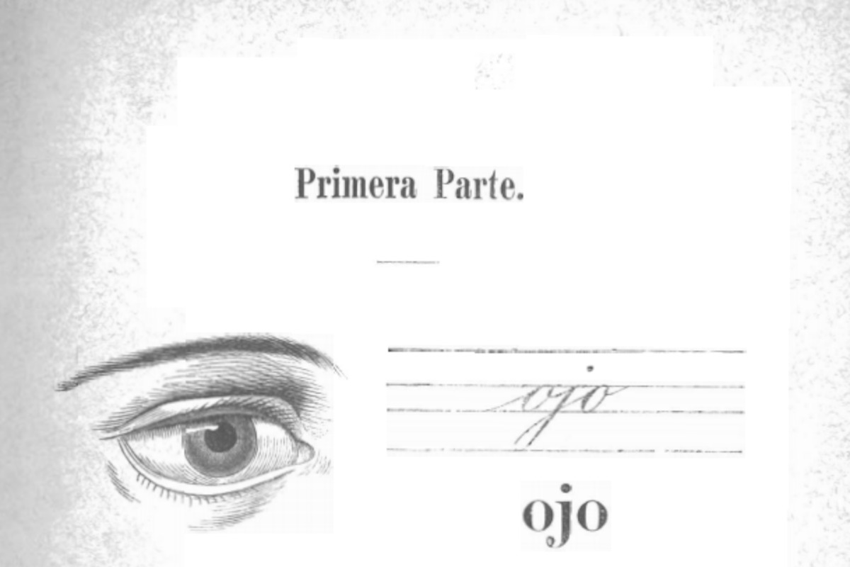 1. Silabario "El Ojo", de Claudio Matte (1884).