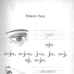 1. Silabario "El Ojo", de Claudio Matte (1884).