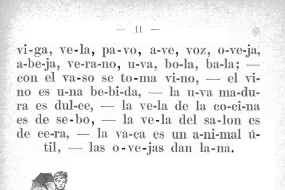 2. Silabario "El Ojo", de Claudio Matte (1884).