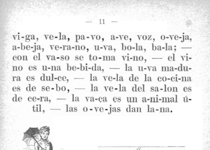 2. Silabario "El Ojo", de Claudio Matte (1884).