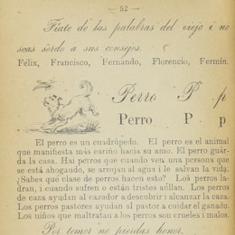 12.  “Método de enseñanza simultánea de la lectura y escritura”, de Victoriano de Castro (1893).