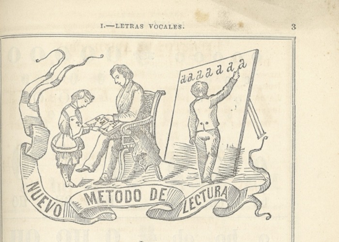 14. “Nuevo método de lectura”, de Bernardino Ahumada (1863).