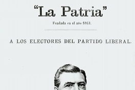 2. Domingo Santa María, candidato a la presidencia de la república (1881)