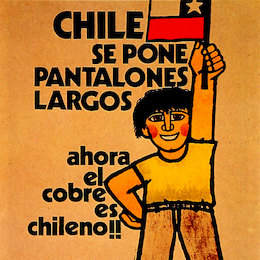 7. Afiche que informa la nacionalización del cobre (1970)