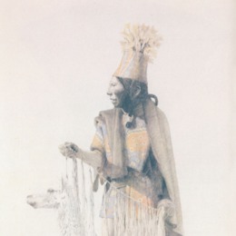 4. Personaje inkaico. Dibujo de José Pérez de Arce.