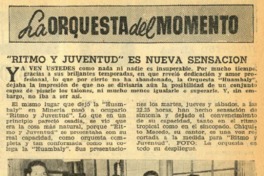 5. La orquesta del momento: Ritmo y Juventud, 1957