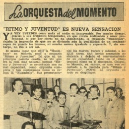 5. La orquesta del momento: Ritmo y Juventud, 1957